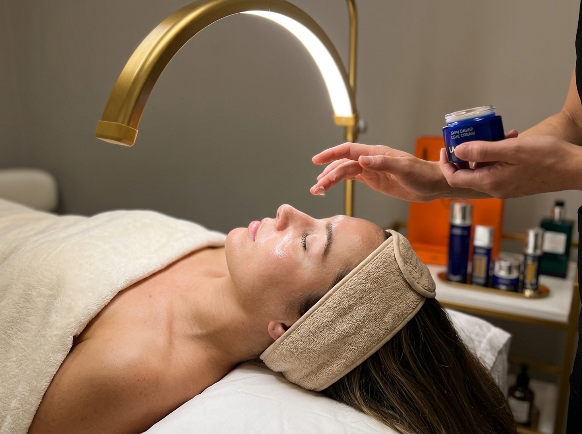 Client receiving a Signature Medical Facial in Midtown East Manhattan