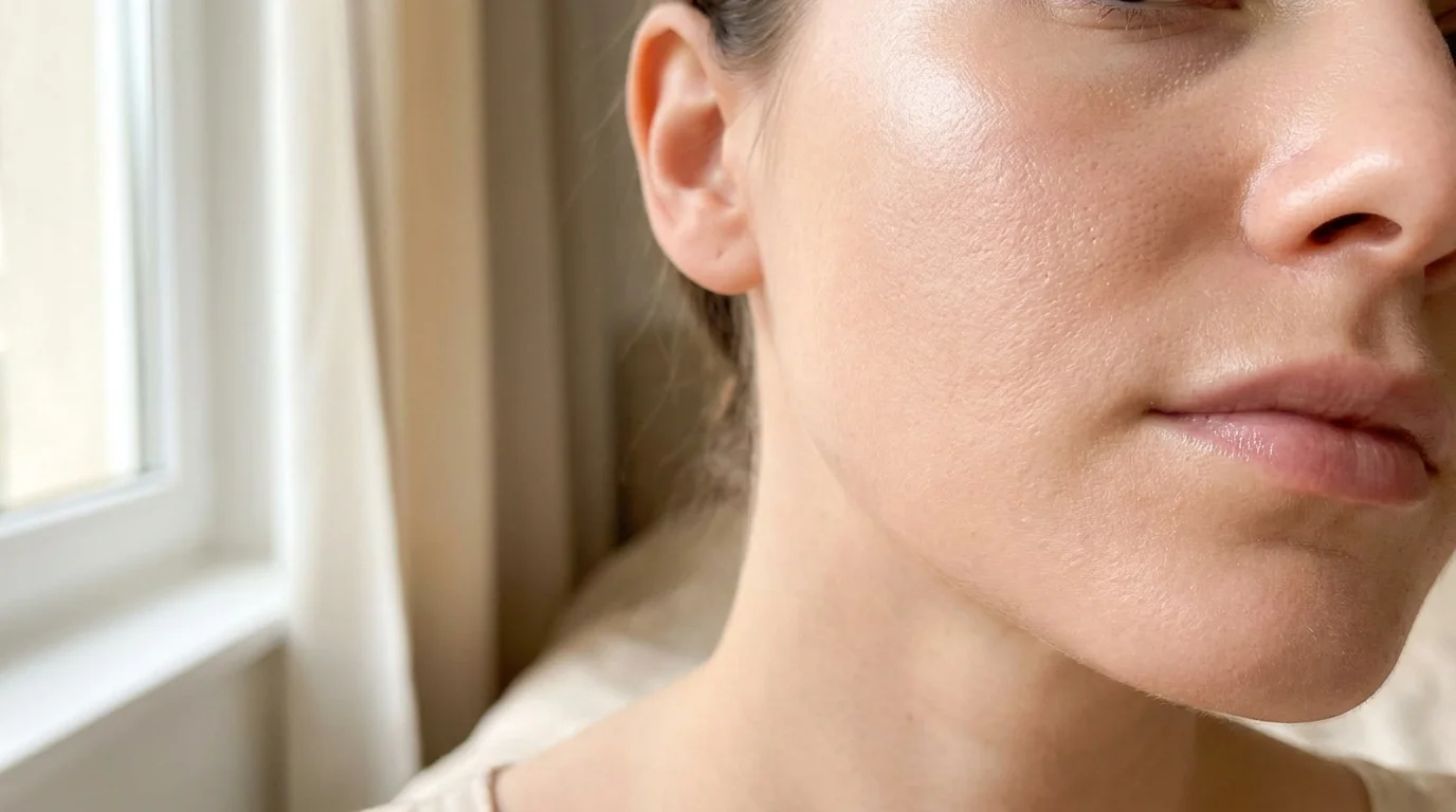 Glowing glass skin after a Glass Skin Medical Facial in NYC