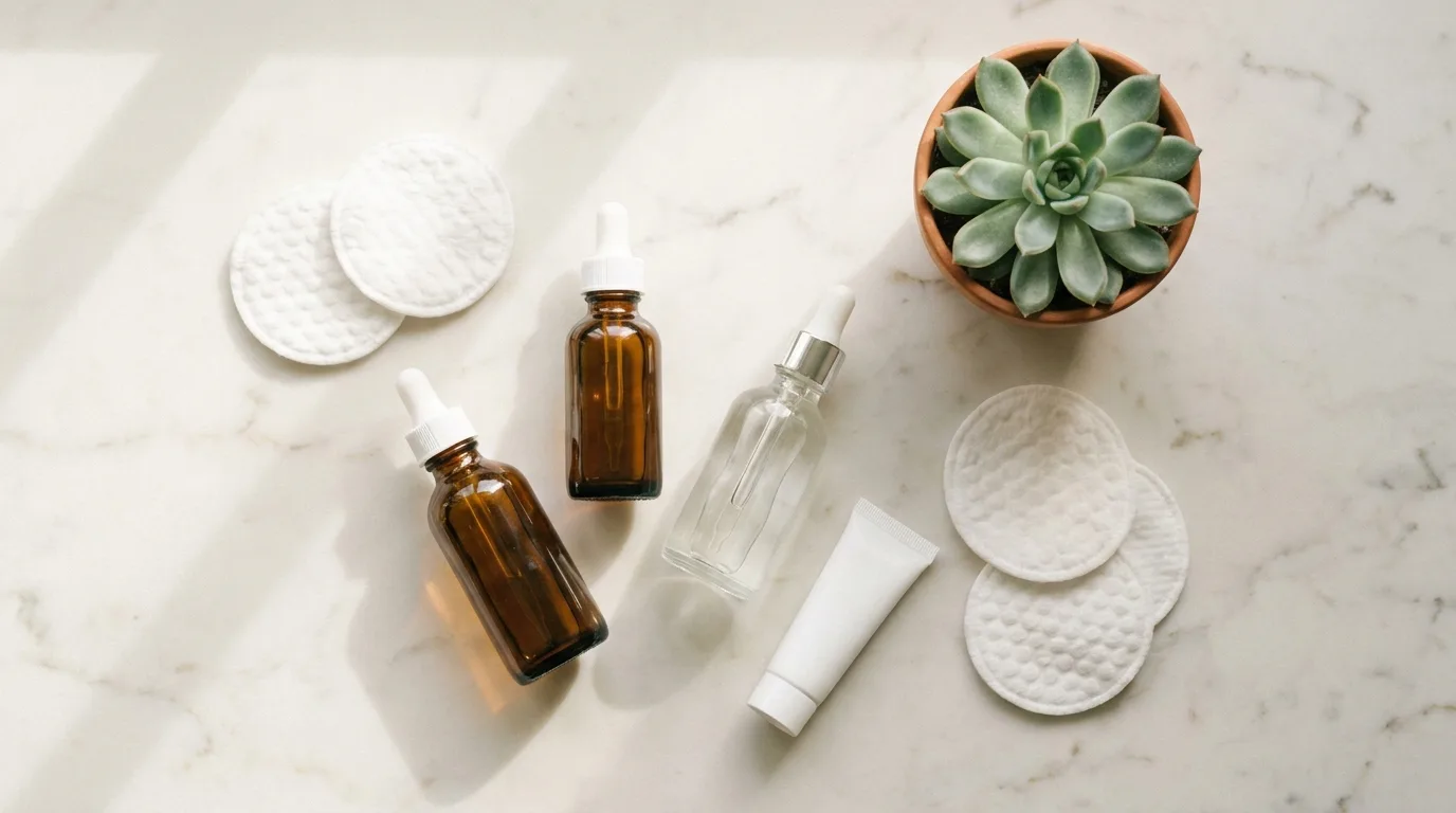 At-home routine for large pores with BHA, retinoid and daily sunscreen