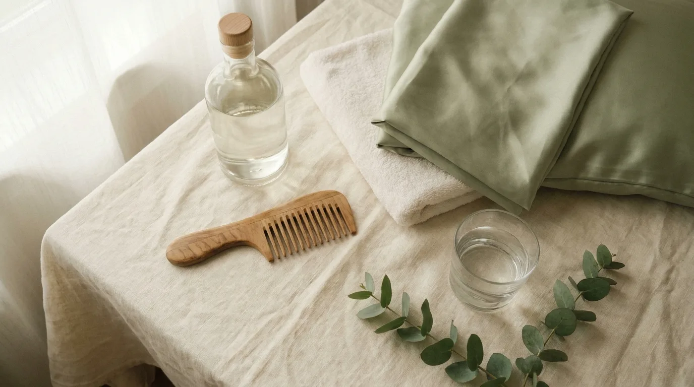 Gentle aftercare essentials for the days after a scalp PRP session